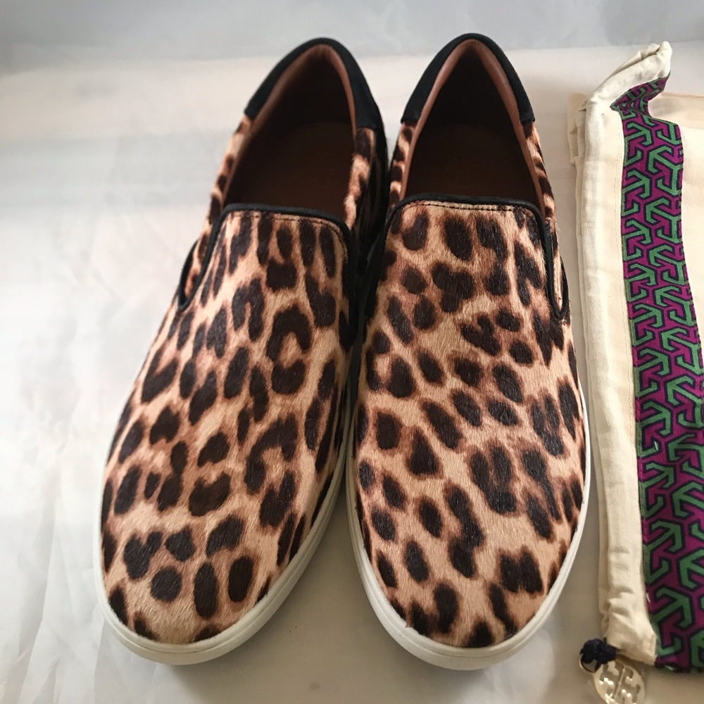 Tory Burch Leopard Slip on Size 10